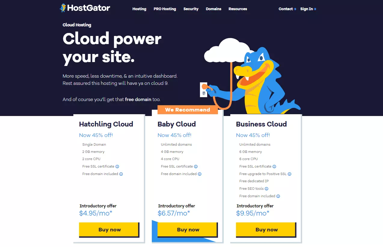Hostgator Cloud Hosting Price - HighTechBlogging