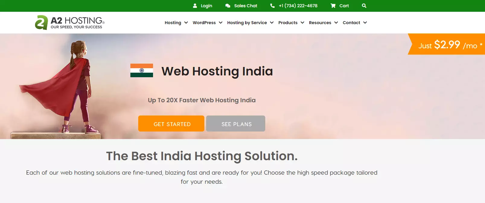 A2 WordPress Hosting India - HighTechBlogging