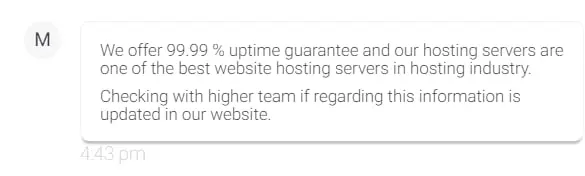 Domain uptime guarantees By HighTechBlogging