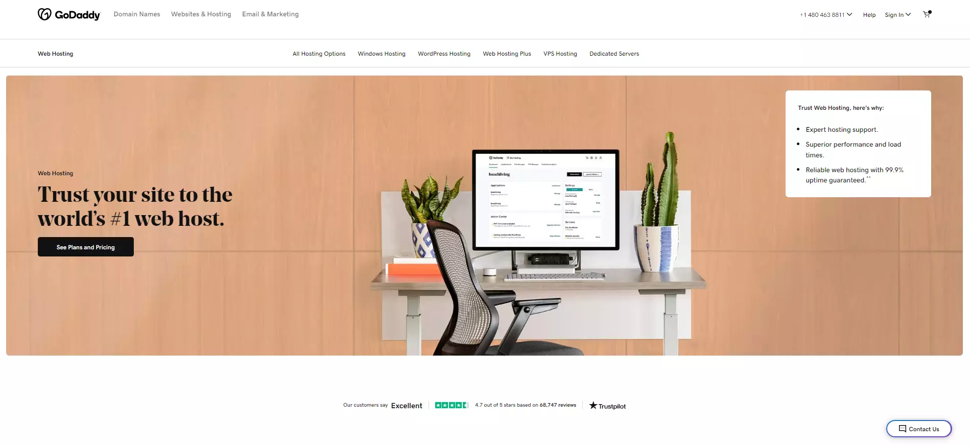 Godaddy Web Hosting - HighTechBlogging