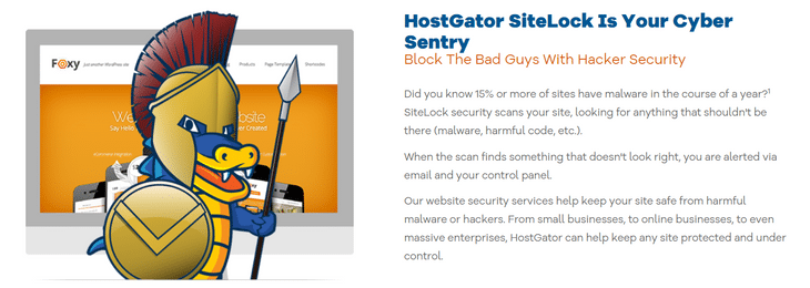 Hostgator sitelock security - HighTechBlogging