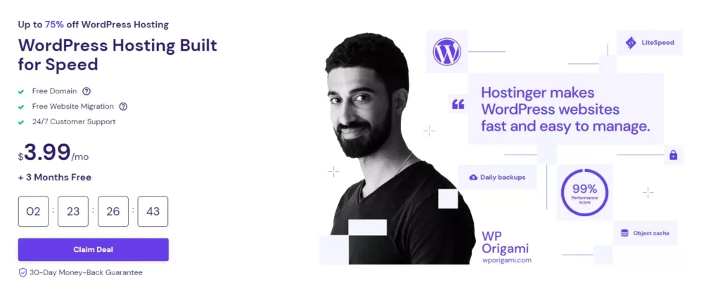 Hostinger Best WordPress Hosting - HighTechBlogging