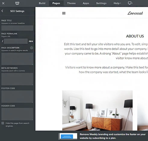 How to Add Page-Level SEO in Weebly - Hightech Blogging