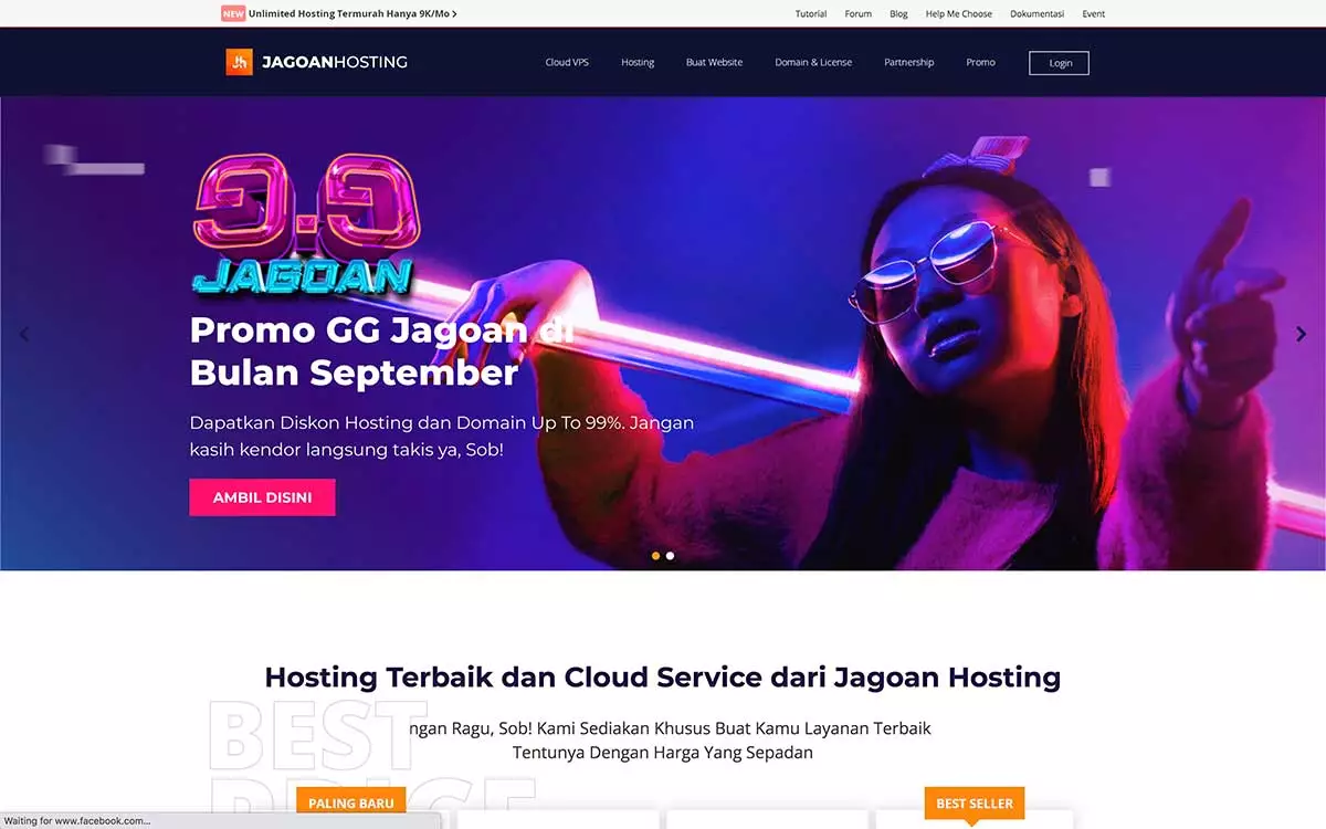 Jogoan Hosting Homepage - HighTechBlogging
