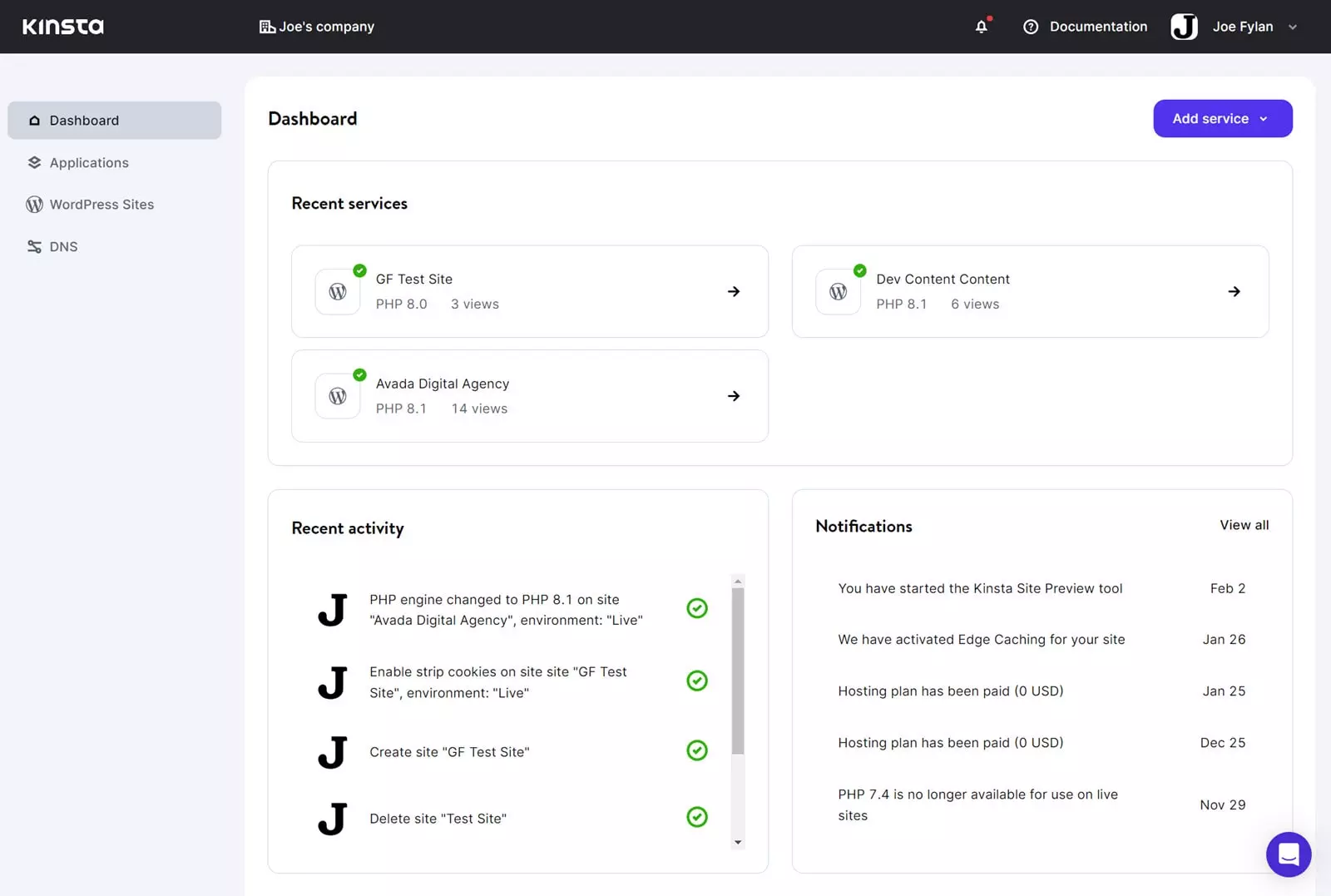 Kinsta Control Panel is Easy to Use & Has Many Useful Features - HighTechBlogging