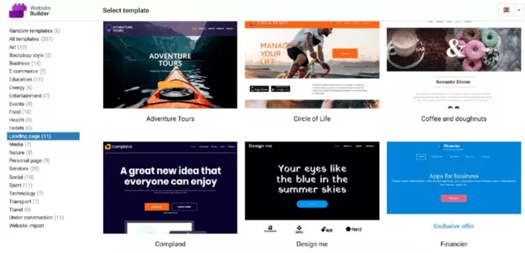 Namecheap website builder