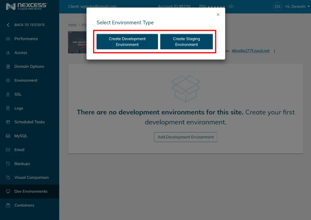 Nexcess Staging Sites - HighTechBlogging