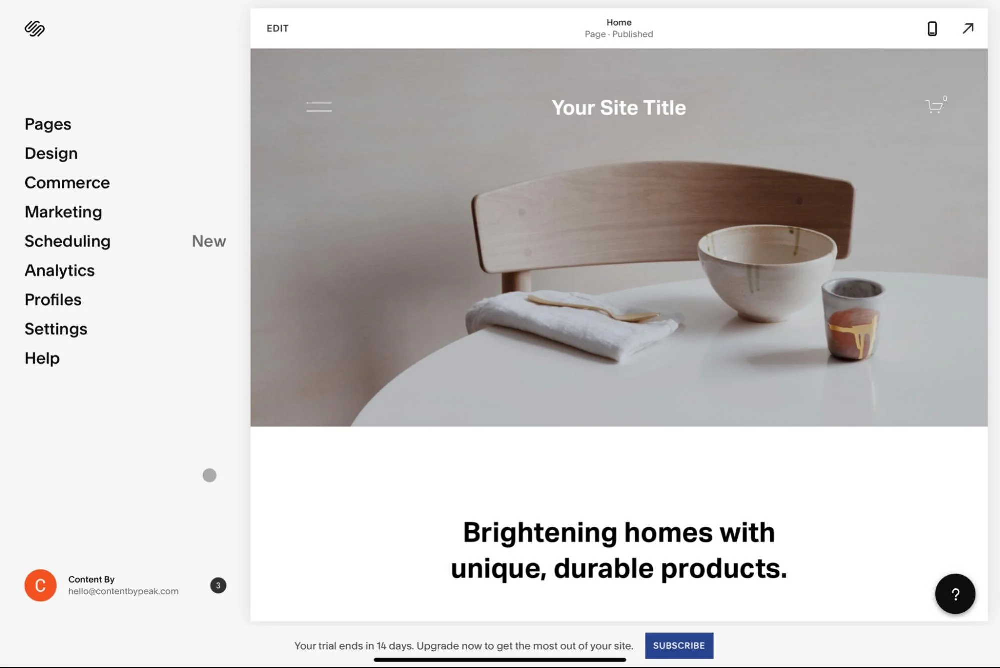 Squarespace - HighTechBlogging