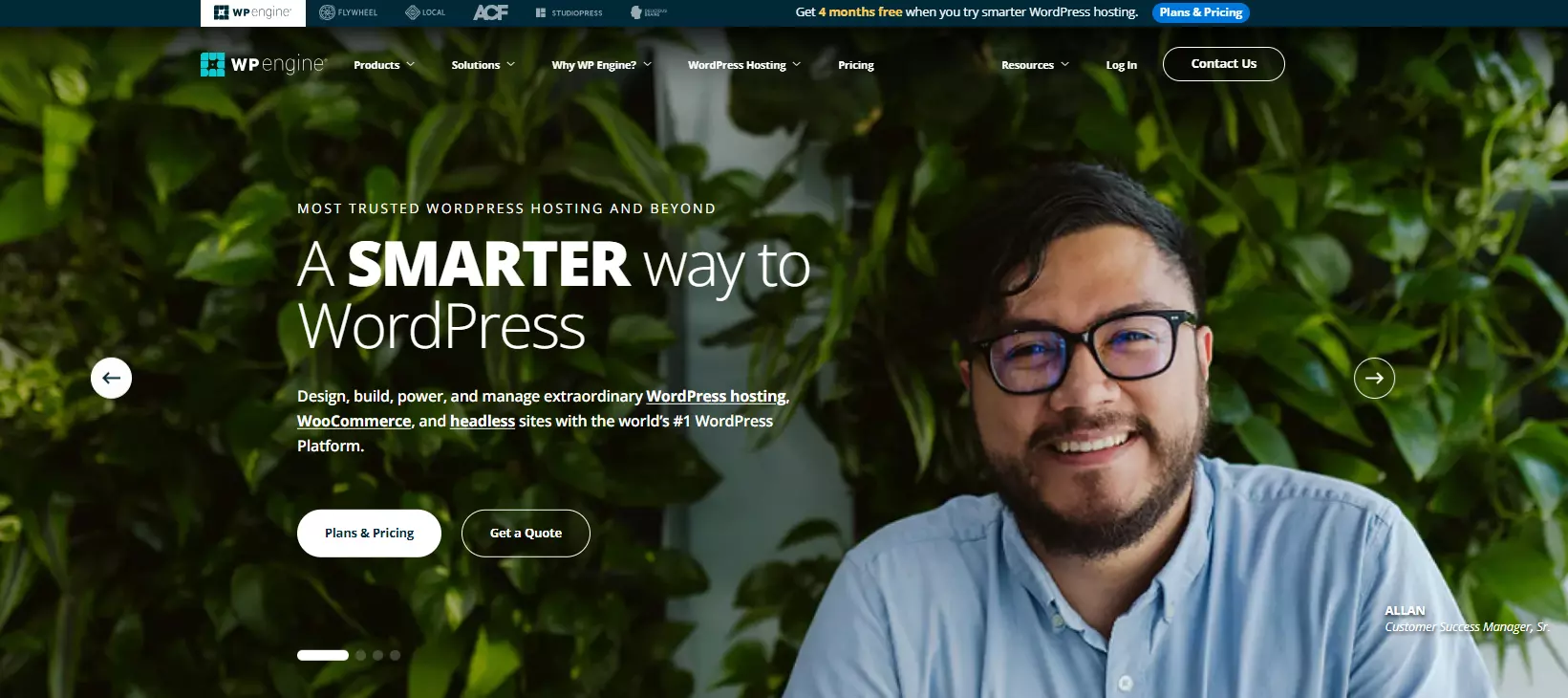 WpEngine Homepage - HighTechBlogging