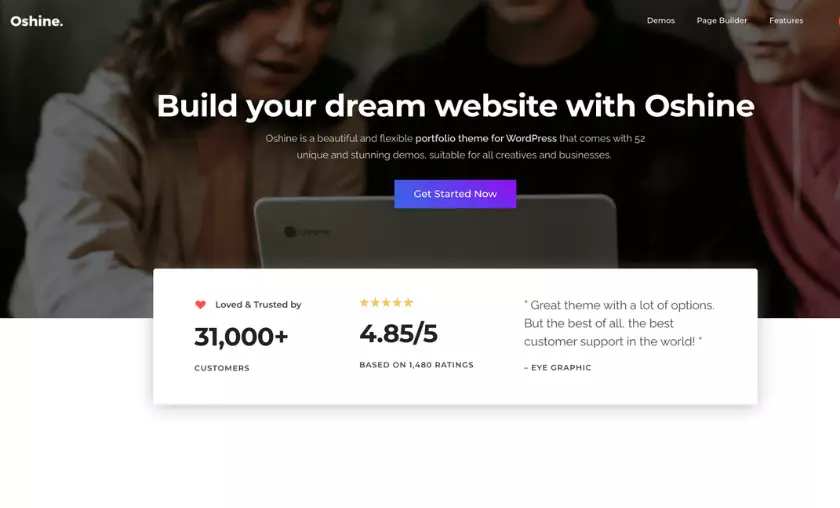 Oshine Theme Review: About Oshine theme HighTechBlogging