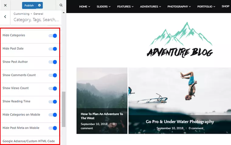 Category, Tags, Search, Archive Pages HighTechBlogging