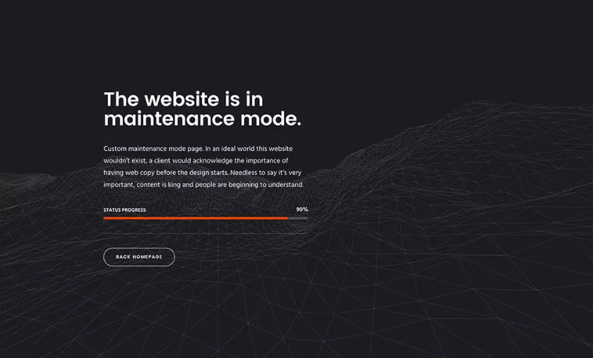 Coming Soon Page Demo HighTechBlogging