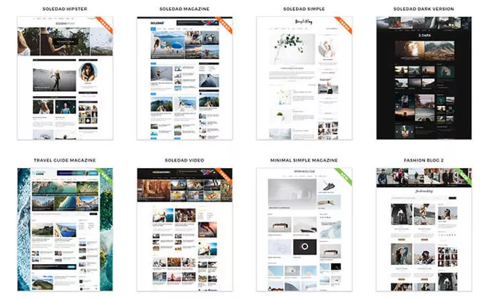 Countless Demo Websites - HighTech Blogging