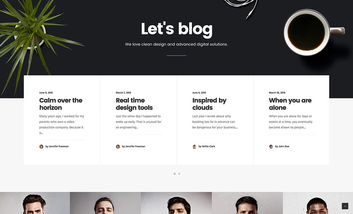 Creative Agency Website Demo HighTechBlogging