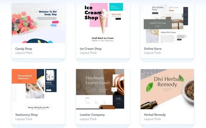 Divi 1-click demo lay-outs - HighTech Blogging