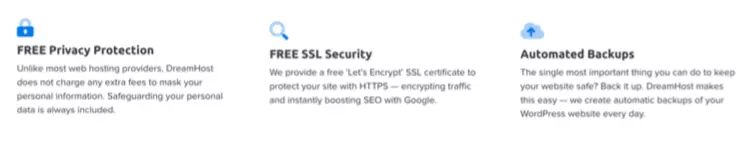 DreamHost Free Security Features - HighTech Blogging