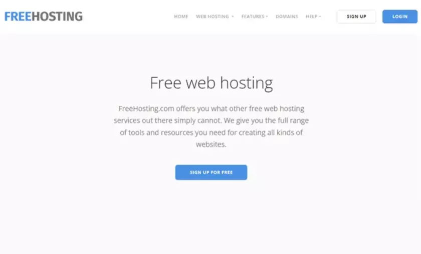 FreeHosting – Best for Beginners