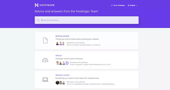 Hostinger Customer Support - HighTechBlogging