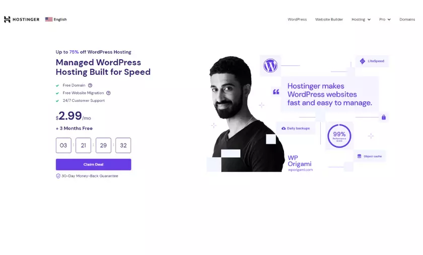 Hostinger WordPress Hosting Features HighTech Blogging