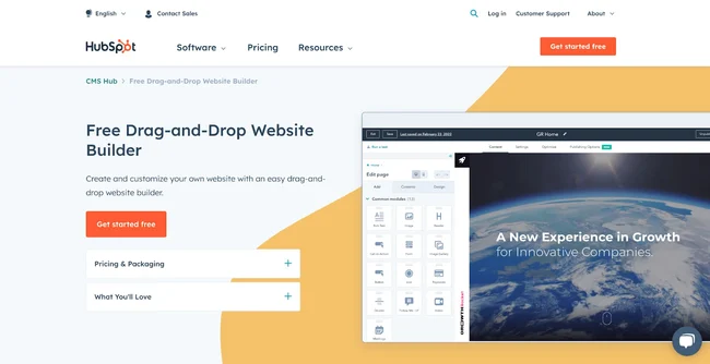 HubSpot Web Builder - HighTechBlogging
