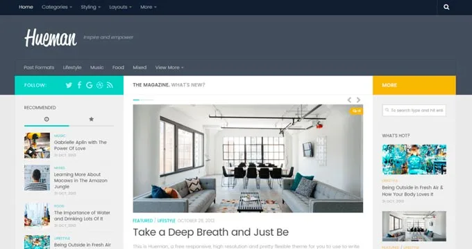 Hueman - HighTech Blogging
