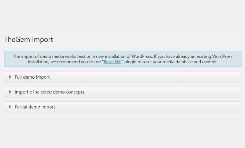 Import Demo Content HighTechBlogging