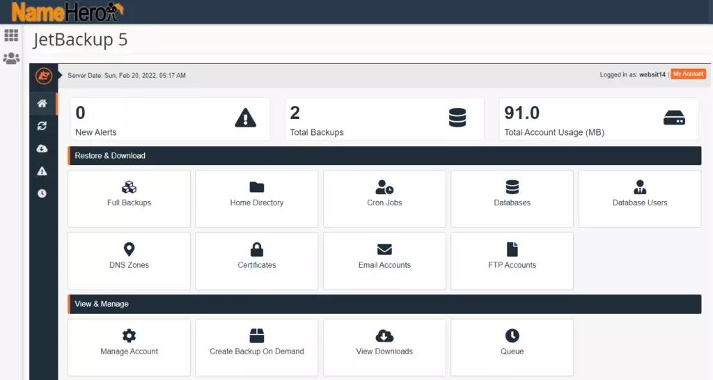 Jetbackup Tool HighTech Blogging