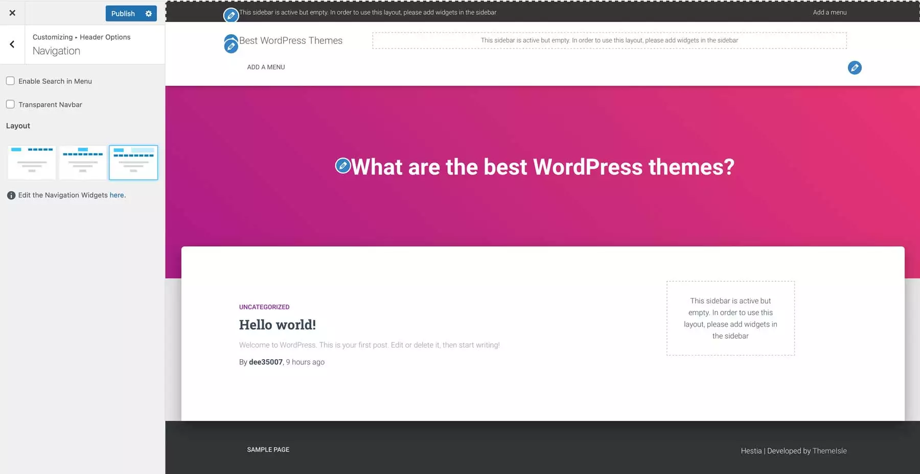 Key Features for Hestia - HighTech Blogging