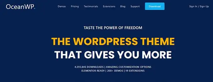 Ocean WP Theme - HighTech Blogging