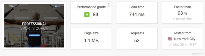 OceanWP Theme Review Speed - HighTech Blogging