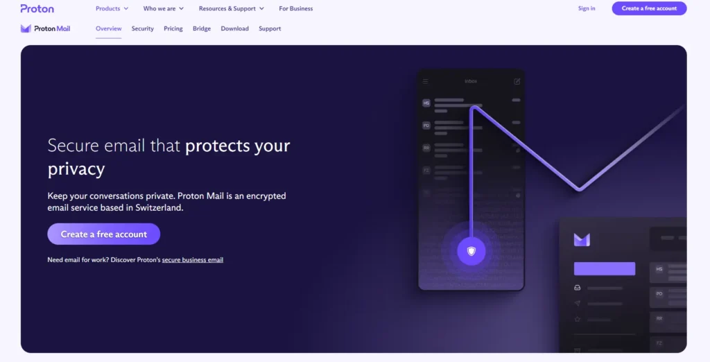 Proton Mail Email Hosting - HighTechBlogging