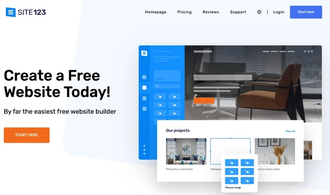 Site123 - HighTechBlogging