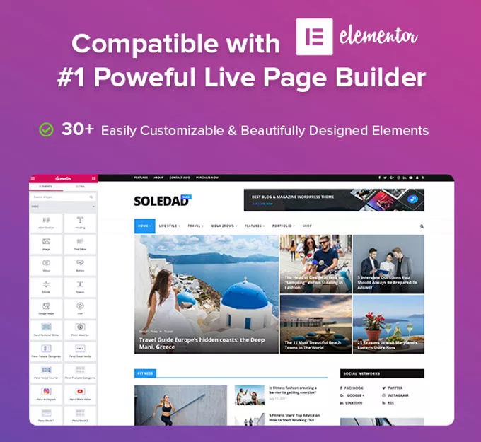 Soledad Elementor Ready - HighTech Blogging