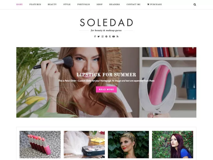 Soledad Theme - HighTech Blogging