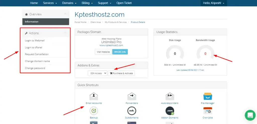 StableHost User Interface HighTech Blogging