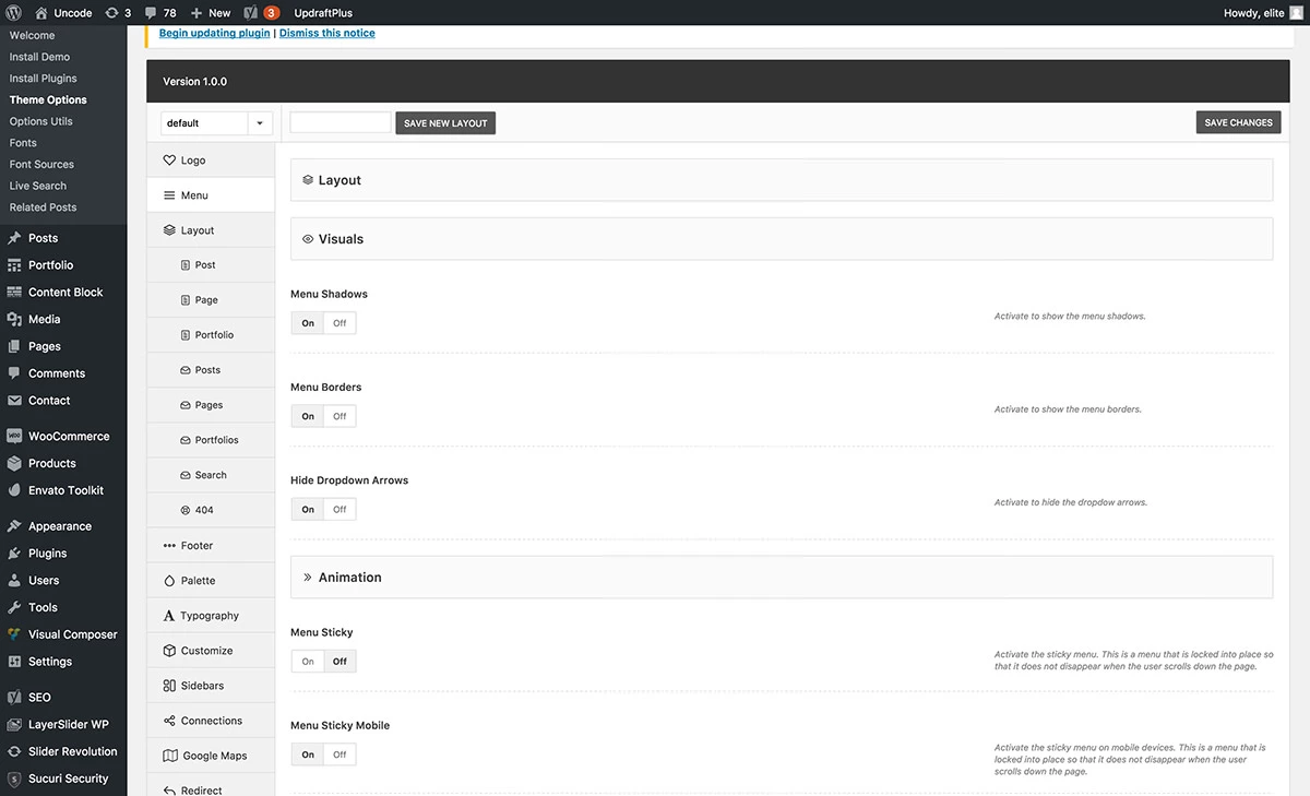 Theme Installation and Setup HighTechBlogging