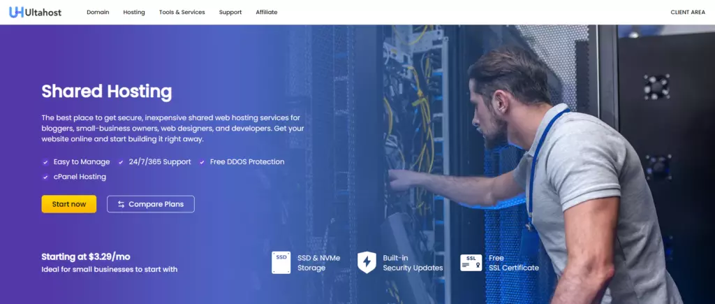 UltaHost Overview HighTechBlogging