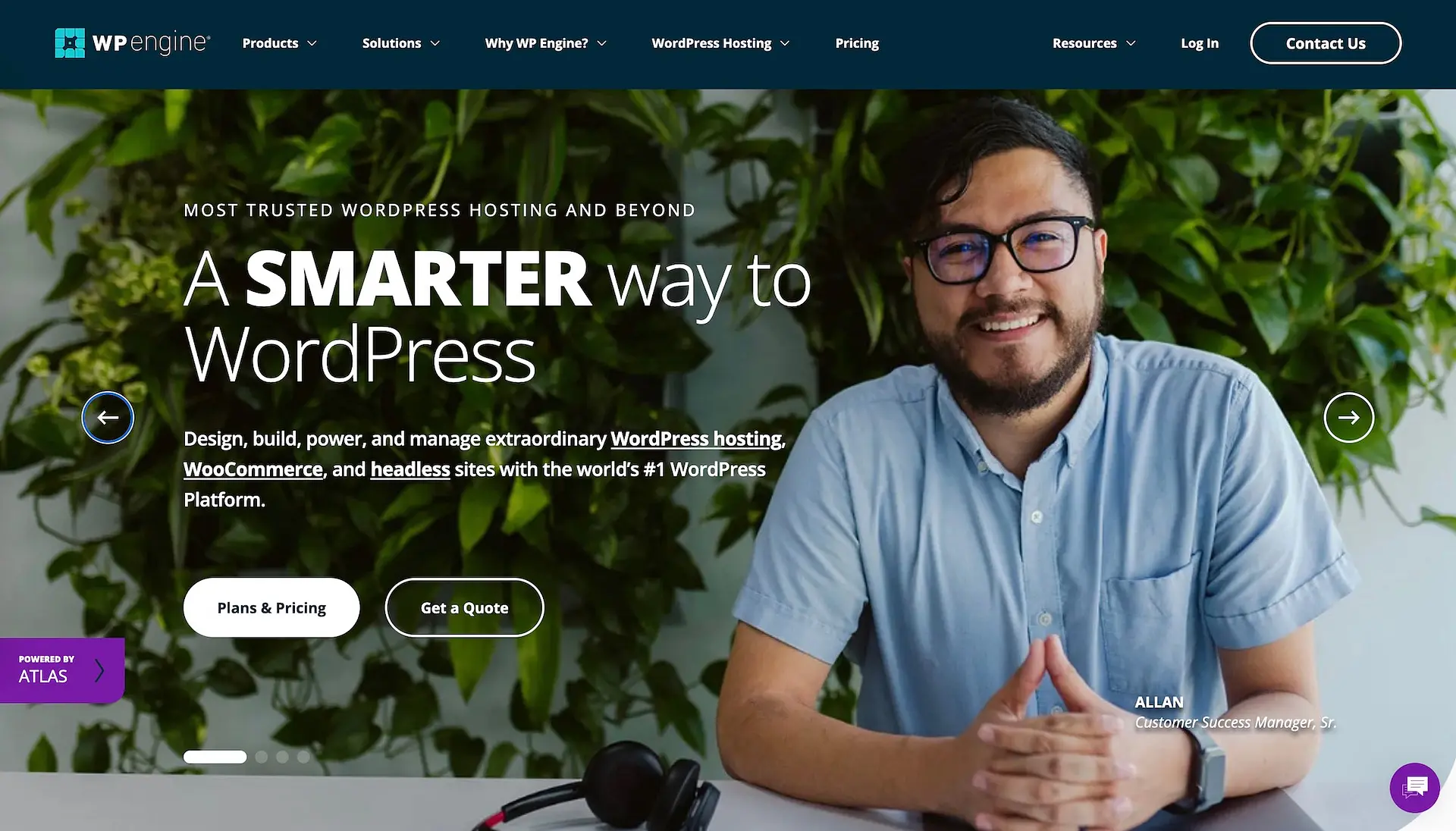WP Engine Homepage - HighTech Blogging
