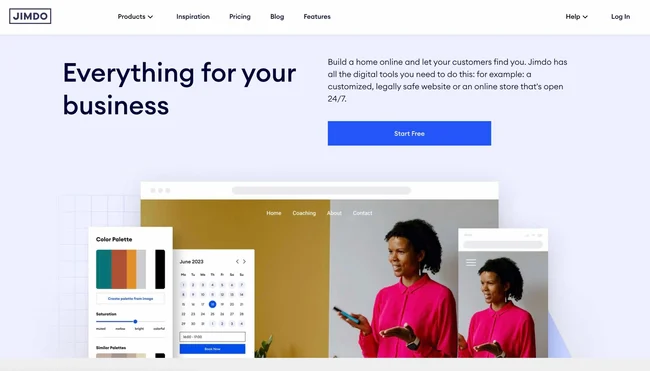 free website builder jimdo - HighTechBlogging