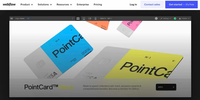 free website builder webflow - HighTechBlogging