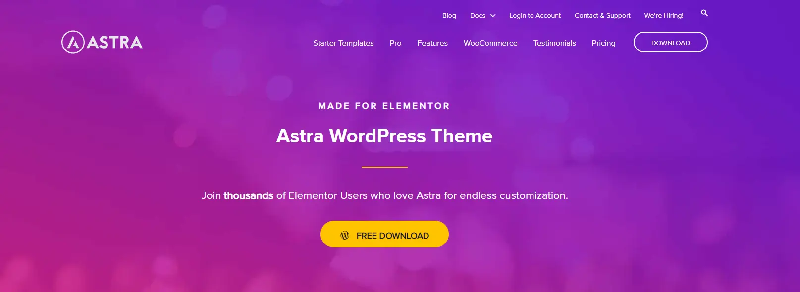 Astra WordPress Theme - HighTechBlogging