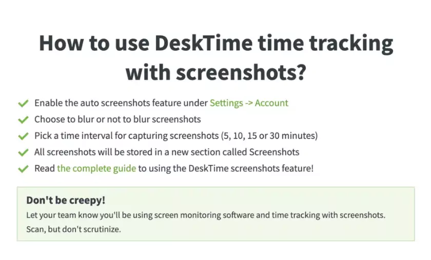 Auto screenshots (Time Tracking Screenshots) HighTechBlogging