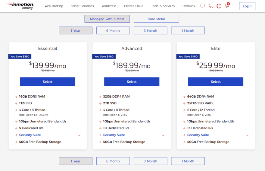 Dedicated Hosting Inmotion - HighTechBlogging