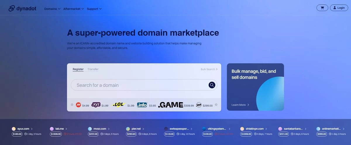 Dynadot - HighTechBlogging