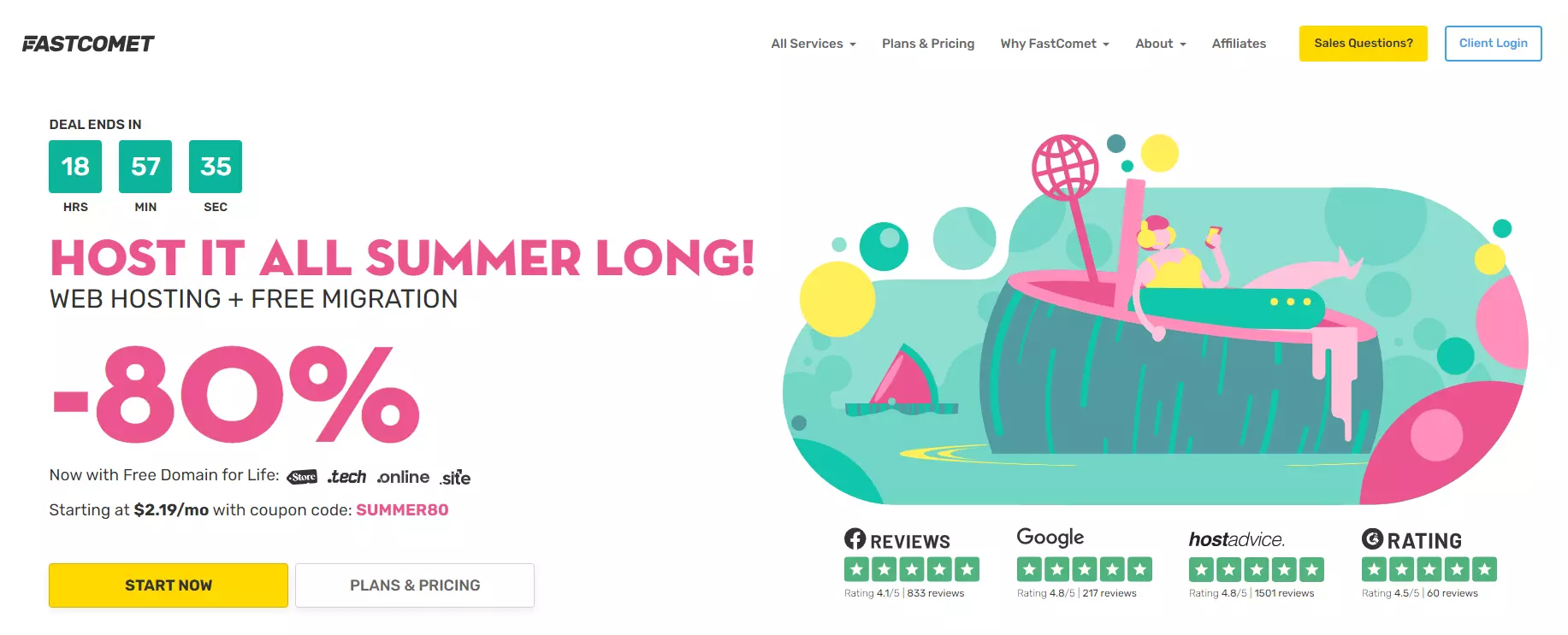 FastComet Cheap Linux Hosting Providers - HighTechBlogging