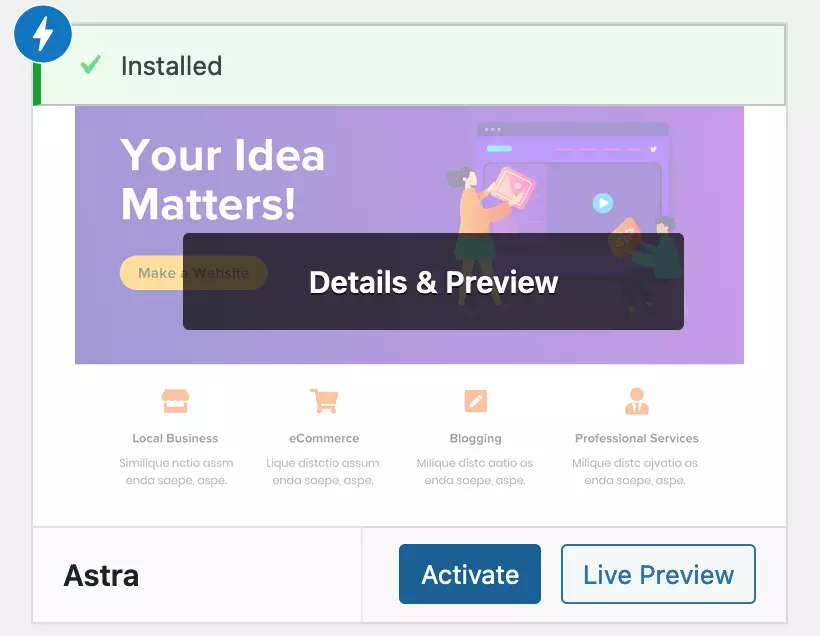 Find & Install a WordPress Theme - HighTechBlogging