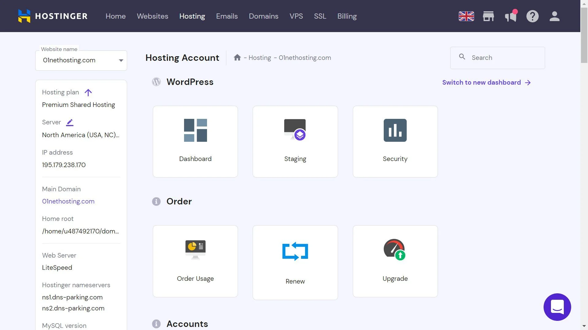 Hostinger HighTechBlogging
