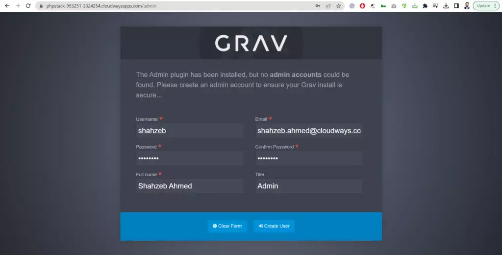 How to Install Grav CMS HighTechBlogging