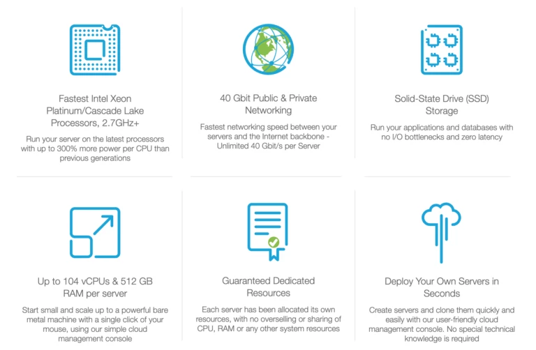 Kamatera Features - HighTechBlogging