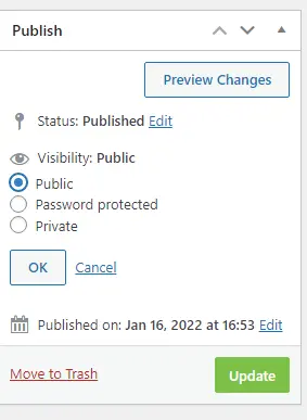 Password Protection Addon HighTechBlogging